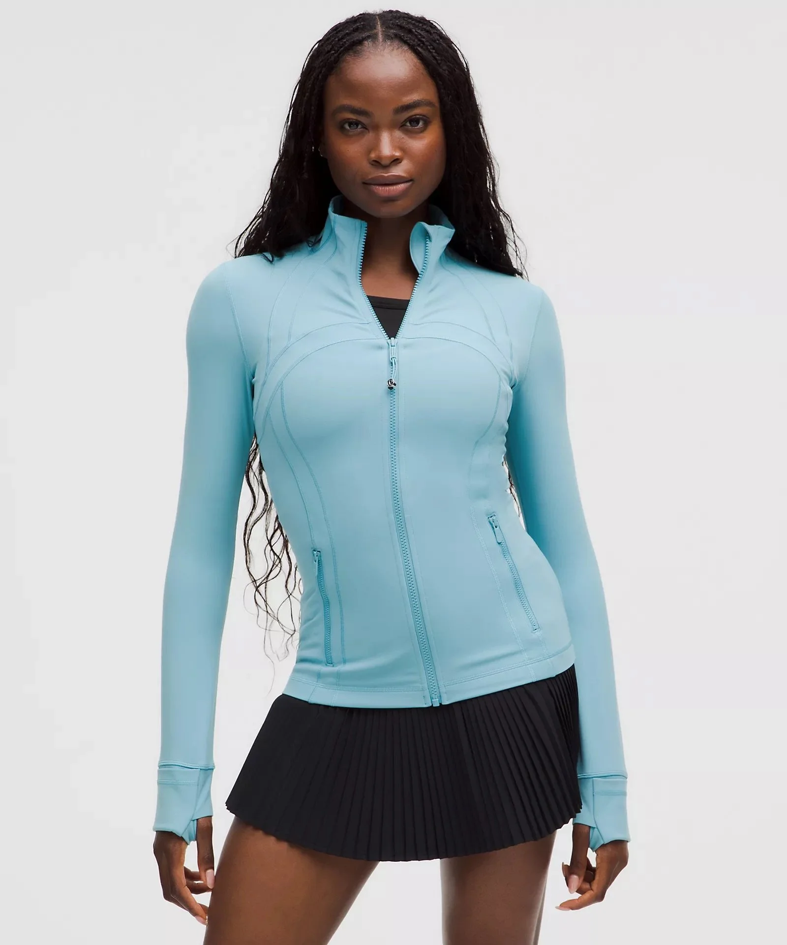 lululemon ハイウエスト ヨガパンツ ライトブルー Lululemon Wunder Train High-Rise Tight with Pockets 28